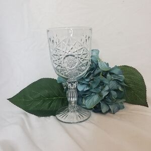 Crystal Cut Glass Goblet